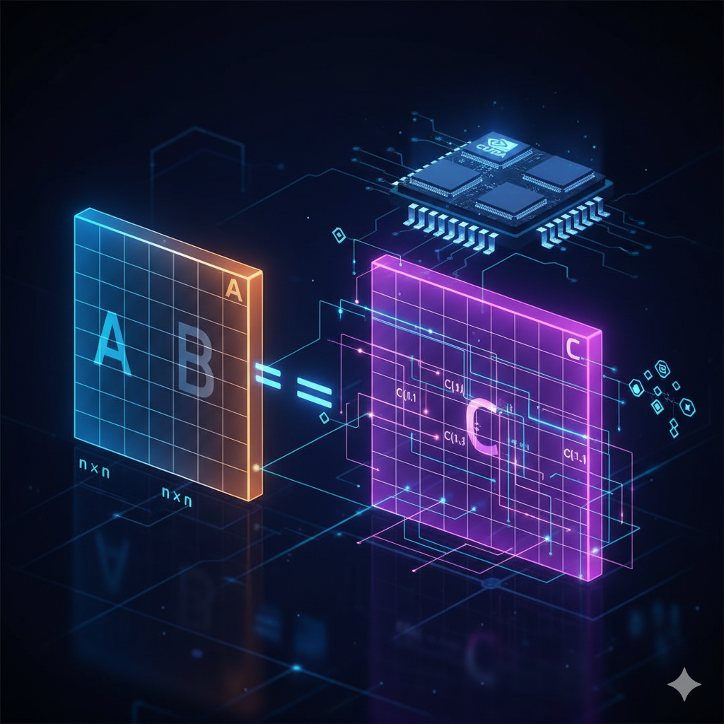 Matrix Multiplication Diagram